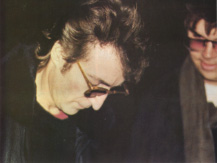 John Lennon and Mark Chapman